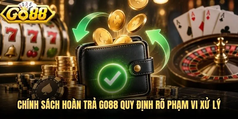 Chính sách hoàn trả Go88 quy định rõ phạm vi xử lý