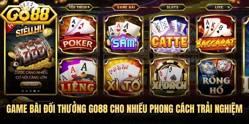 Game Bài 1 Game bài đổi thưởng Go88 cho nhiều phong cách trải nghiệm