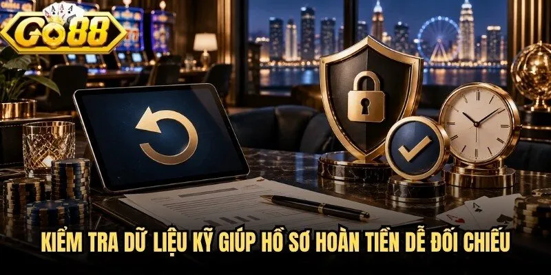 Kiểm tra dữ liệu kỹ giúp hồ sơ hoàn tiền dễ đối chiếu