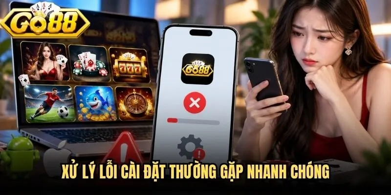 Tải App Go88 - Phiên Bản Di Động Cho Trải Nghiệm Mượt Mà 3 Xử lý lỗi cài đặt thường gặp nhanh chóng